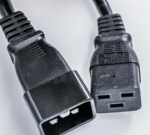 IEC 60320 C20公插，IEC 60320 C19母插，服务器，数据库，PDU电源线，各国安规标准，AC电源连接线