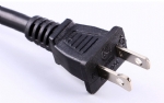 美国电源线 (UL电源线) NEMA 1-15P 两芯极化，非极化插头，IEC 60320 C7八字尾插座，美国UL，加拿大cUL认证，安规标准AC电源连接线
